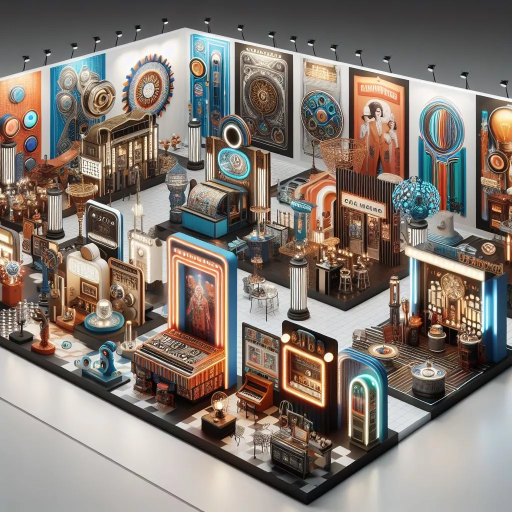 Exhibition stand decoration